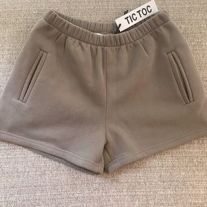 Taupe color TICTOC comfort shorts - NWT (medium)